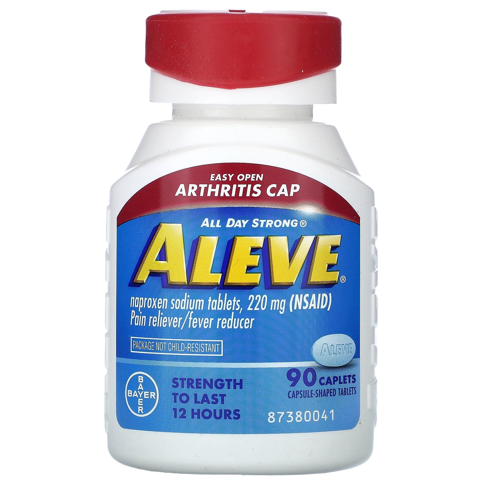 Aleve Naproxen Sodium Tablets for Arthritis Pain Relief & Fever - Image 1