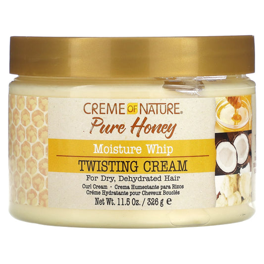 Creme of Nature Pure Honey Moisture Whip for Dry, Dehydrated Hair - 11.5 oz - Image 1