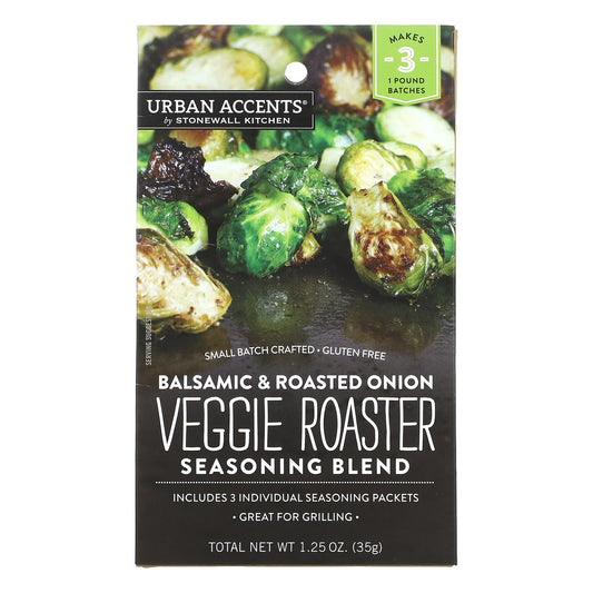 Urban Accents, Veggie Roaster Seasoning Blend, Balsamic & Roasted Onion, 1.25 oz (35 g) - Image 1