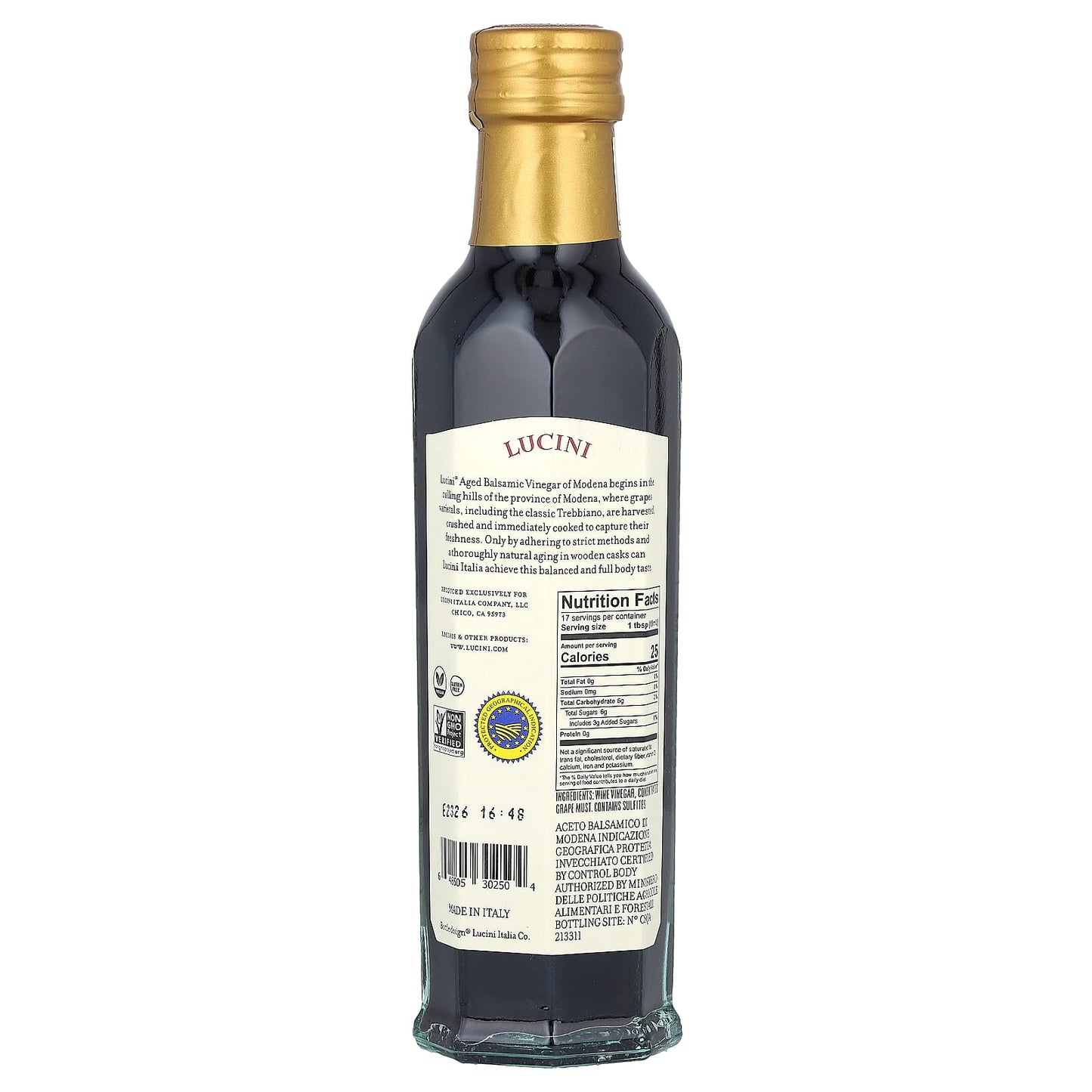 Lucini, Aged Balsamic Vinegar Of Modena, 8.5 fl oz (250 ml) - Image 2