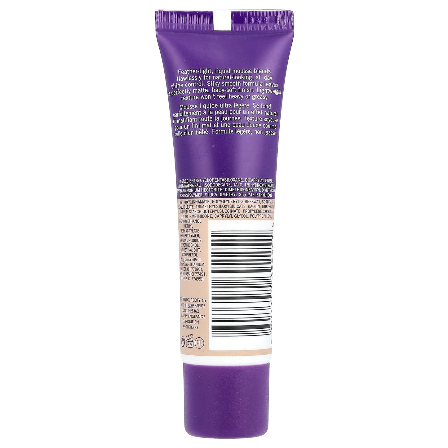 Rimmel London, Stay Matte, Full Coverage Mattifying Foundation, 101 Porcelain Ivory, 1 fl oz (30 ml) - Image 2