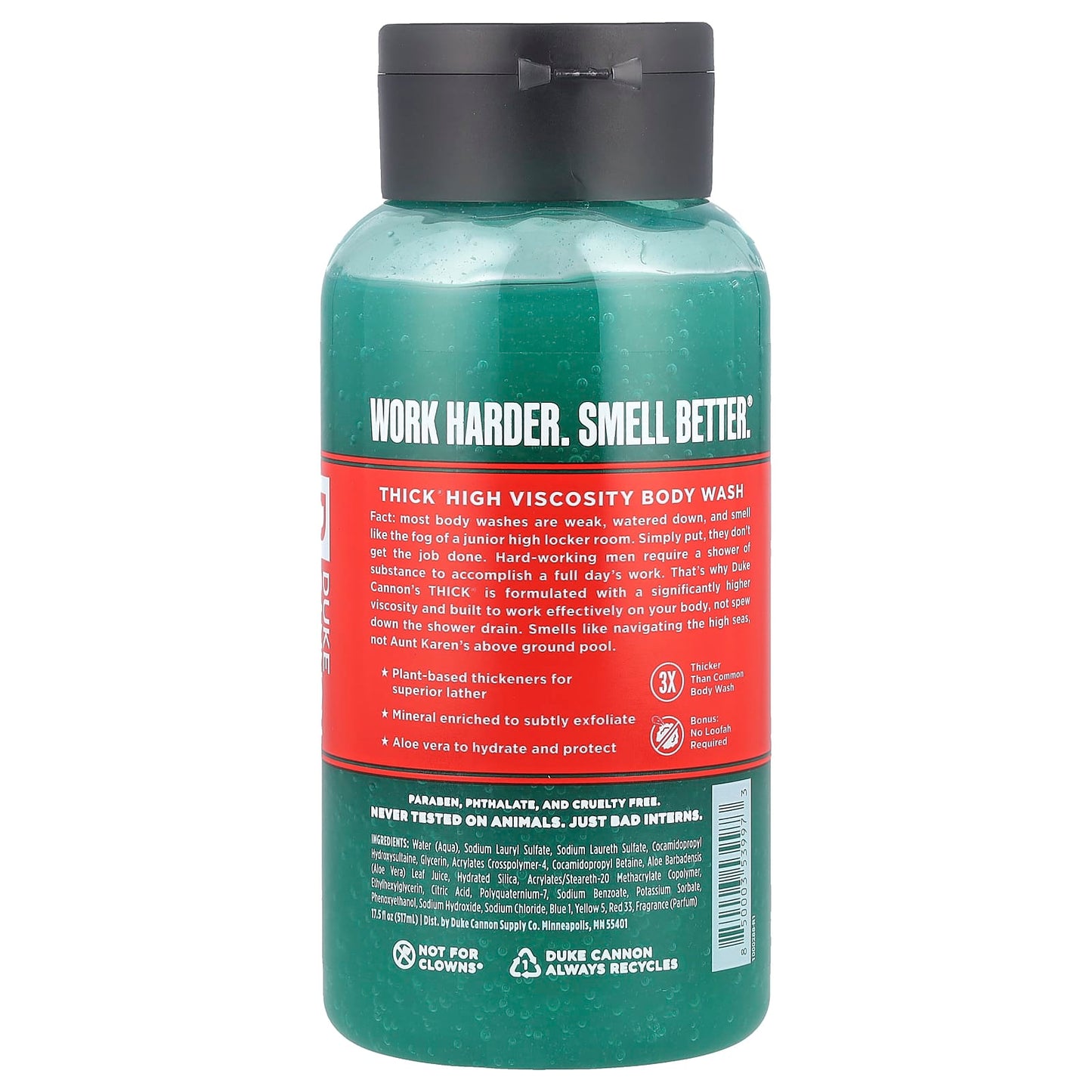 Thick High Viscosity Body Wash - Bergamot + Aquatic Musk - Image 2