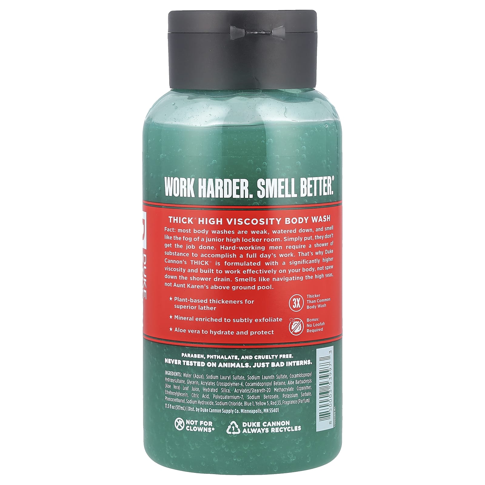 Thick High Viscosity Body Wash - Bergamot + Aquatic Musk - Image 2