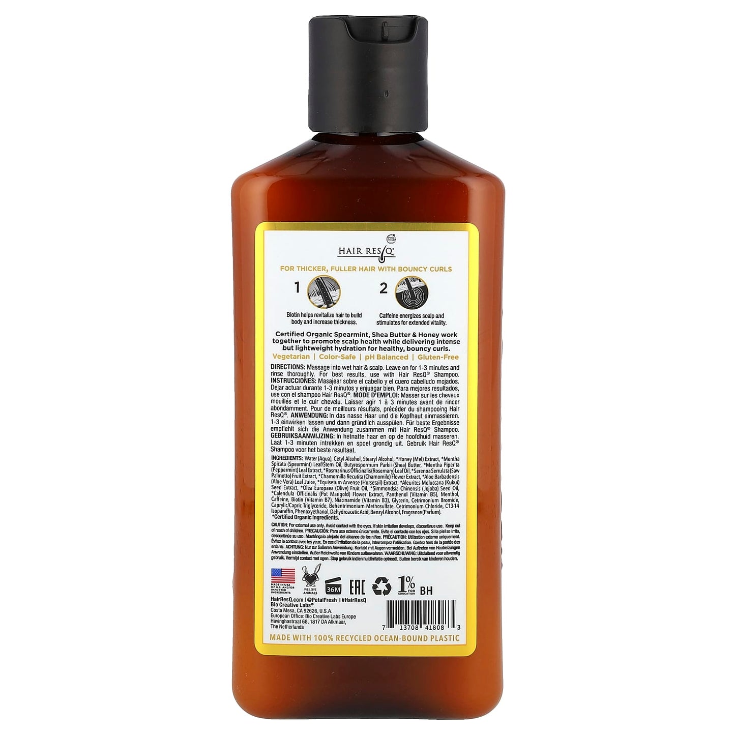 Petal Fresh, Hair ResQ®, Weightless Conditioner, Thickening + Curl Revive, 12 fl oz (355 ml) - Image 2