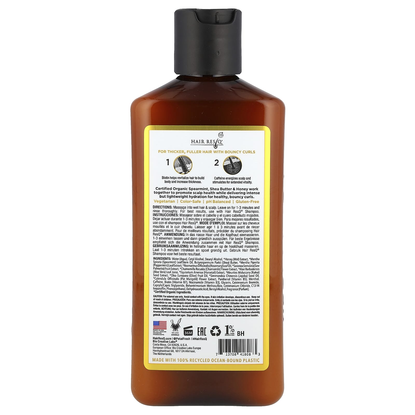 Petal Fresh, Hair ResQ®, Weightless Conditioner, Thickening + Curl Revive, 12 fl oz (355 ml) - Image 2