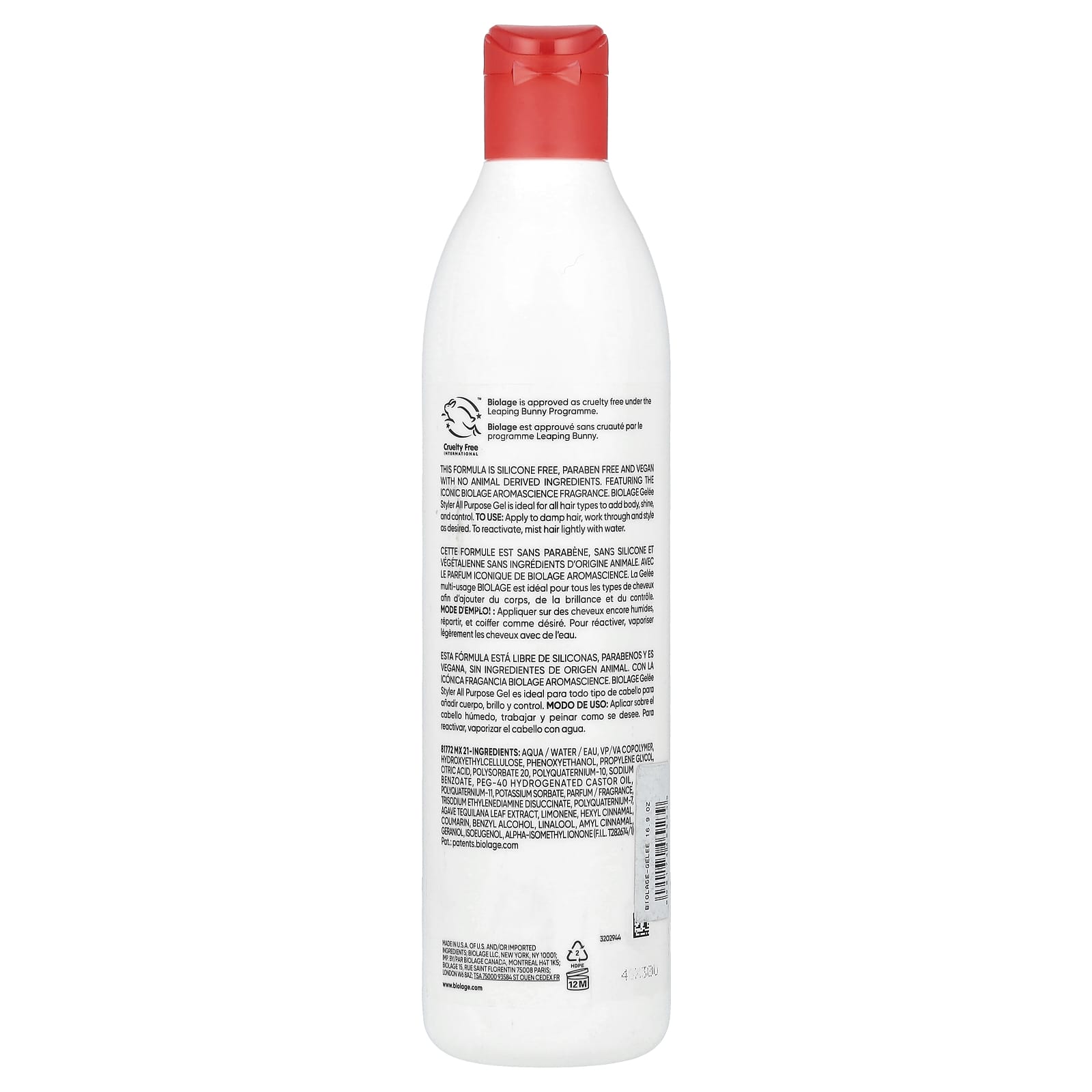 Biolage Gelée Styler All Purpose Gel for Salon-Quality Hair - Image 2