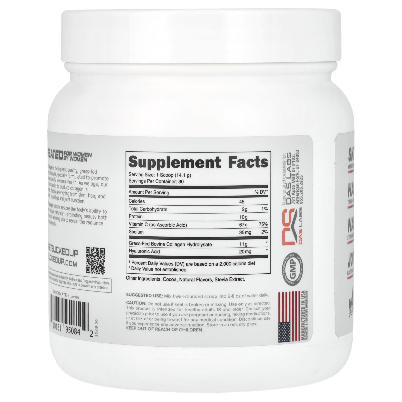 Bucked Up, Babe, Collagen, Chocolate, 14.9 oz (423 g)