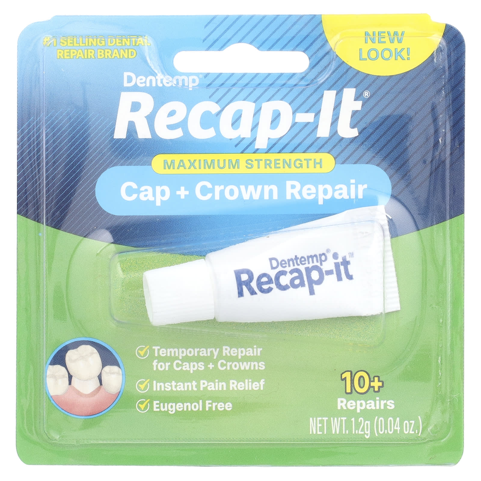 Dentemp Recap-It Cap & Crown Repair - Maximum Strength - Image 2
