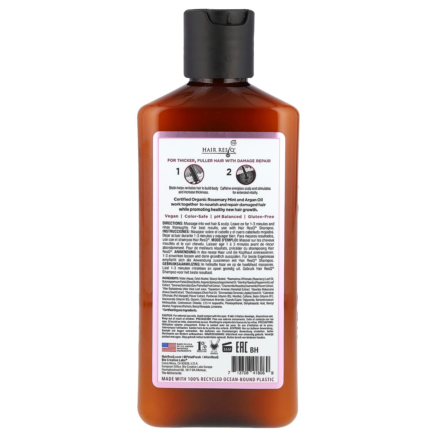 Petal Fresh, Hair ResQ®, Thickening Treatment, Weightless Conditioner, 12 fl oz (355 ml) - Image 2