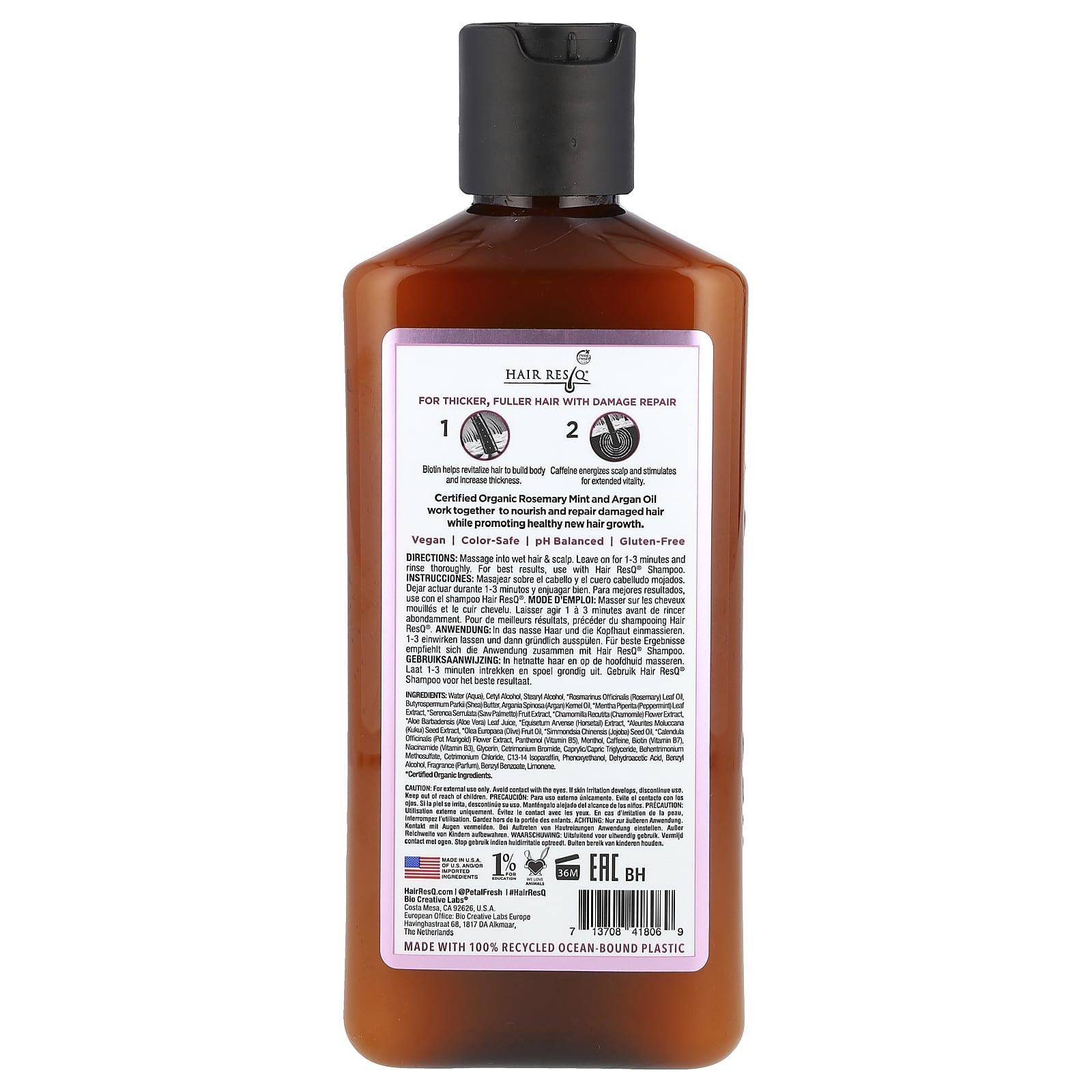 Petal Fresh, Hair ResQ®, Thickening Treatment, Weightless Conditioner, 12 fl oz (355 ml) - Image 2