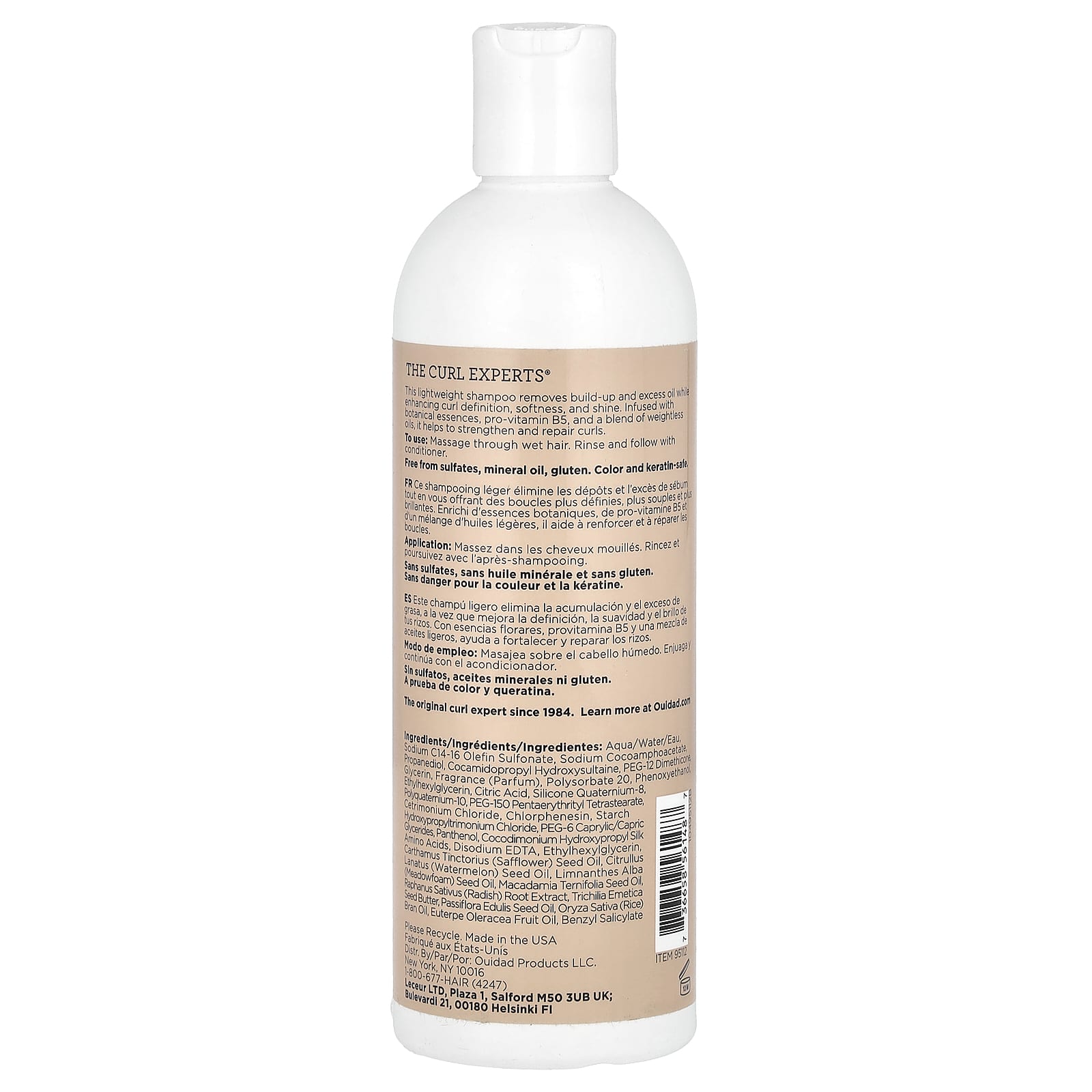 Ouidad, Curl Shaper®, Moisturizing Shampoo, Loose Curls & Waves, 12 fl oz (355 ml) - Image 2