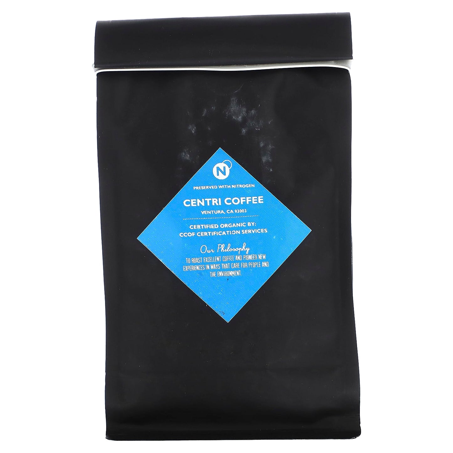 Decaf French Roast Coffee, Organic, Whole Bean, 12 oz by Centri Coffee - Image 2