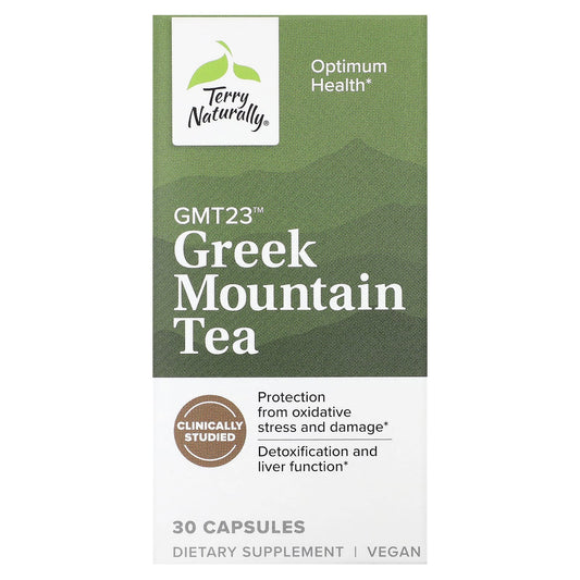 Terry Naturally, Greek Mountain Tea, 30 Capsules (500 mg per Capsule)