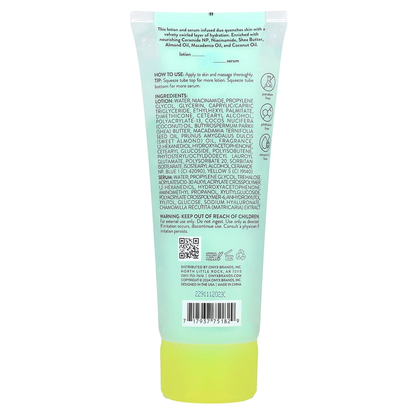 Onyx Professional, Coconut Bliss, Hydrating Body Lotion & Serum Duo, Coconut & Vanilla, 7 fl oz (208 ml) - Image 2