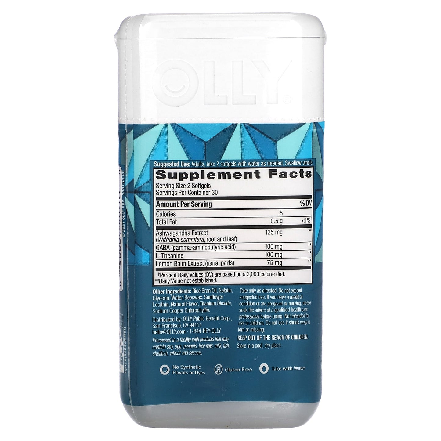 OLLY, Goodbye Stress, 60 Softgels - Image 2
