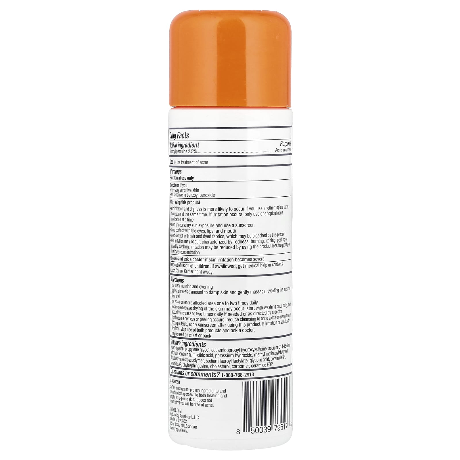 Effective Acne Treatment & Prevention with AcneFree Oil-Free Cleanser - Image 2