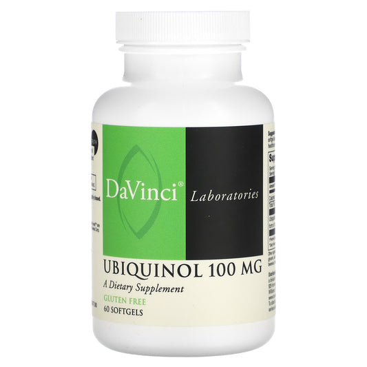 Ubiquinol 100mg by DaVinci Laboratories - Heart Health Support & Antioxidant - Image 1