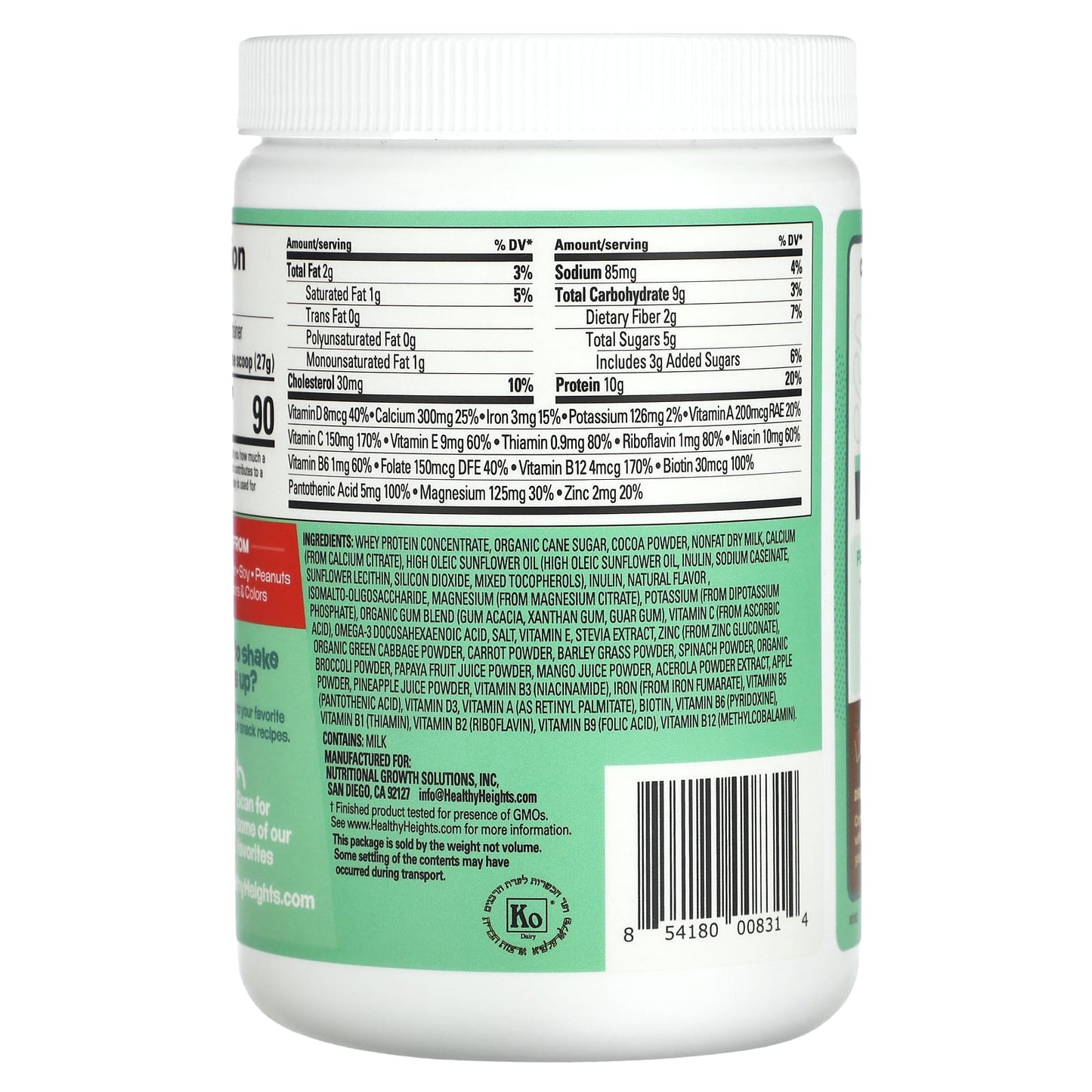 Kidz Protein for Kids 2+ with Omega 3s & Immune Support - Image 2