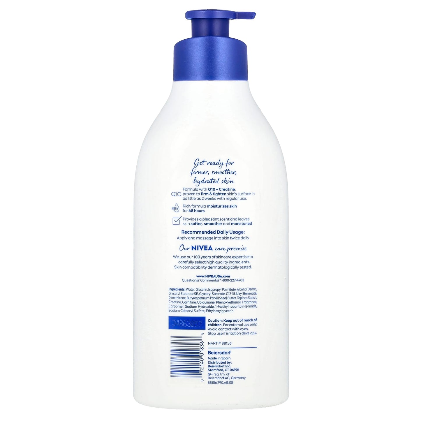 Nivea, Skin Firming Sheer Hydration Body Lotion, 33.8 fl oz (1,000 ml) - Image 2