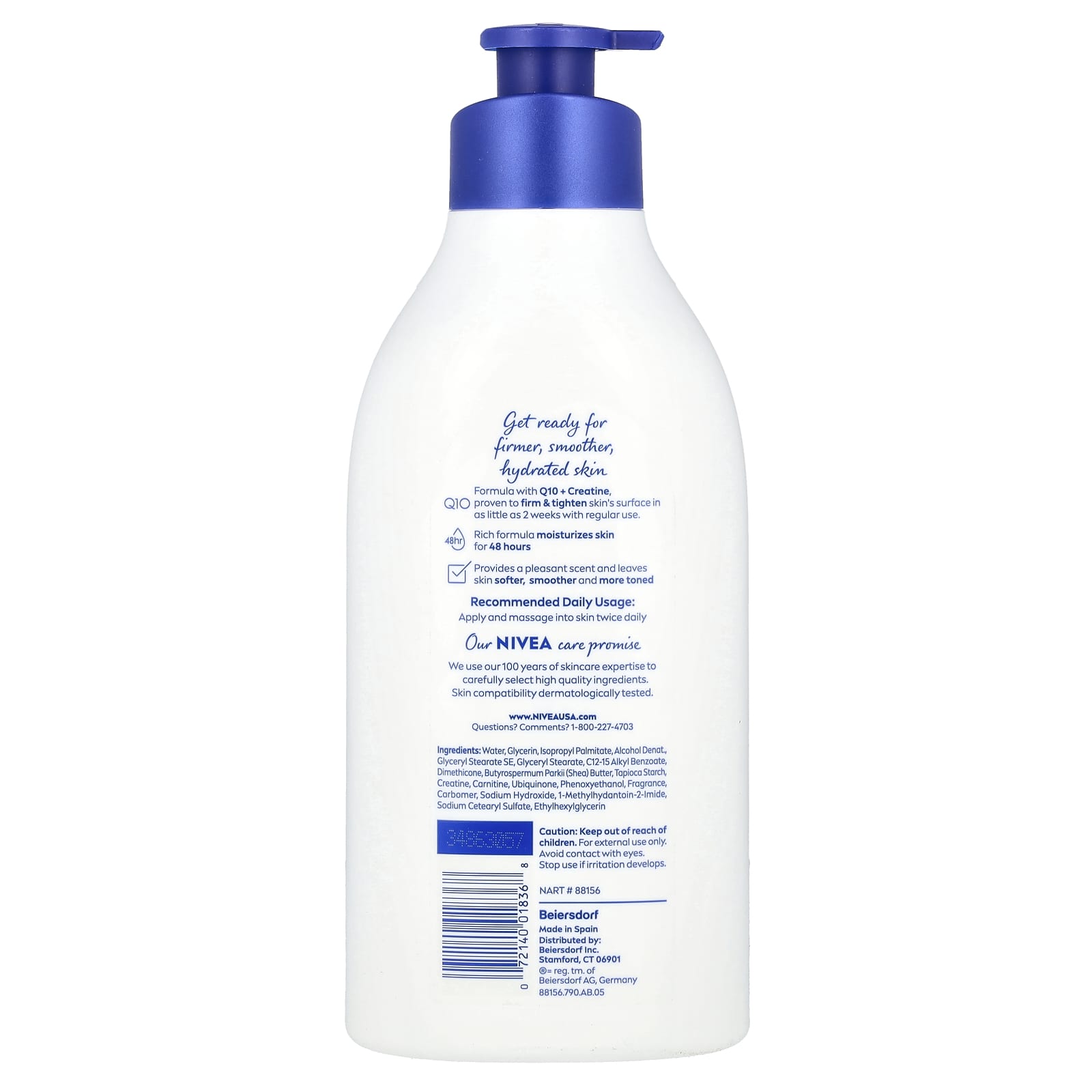 Nivea, Skin Firming Sheer Hydration Body Lotion, 33.8 fl oz (1,000 ml) - Image 2
