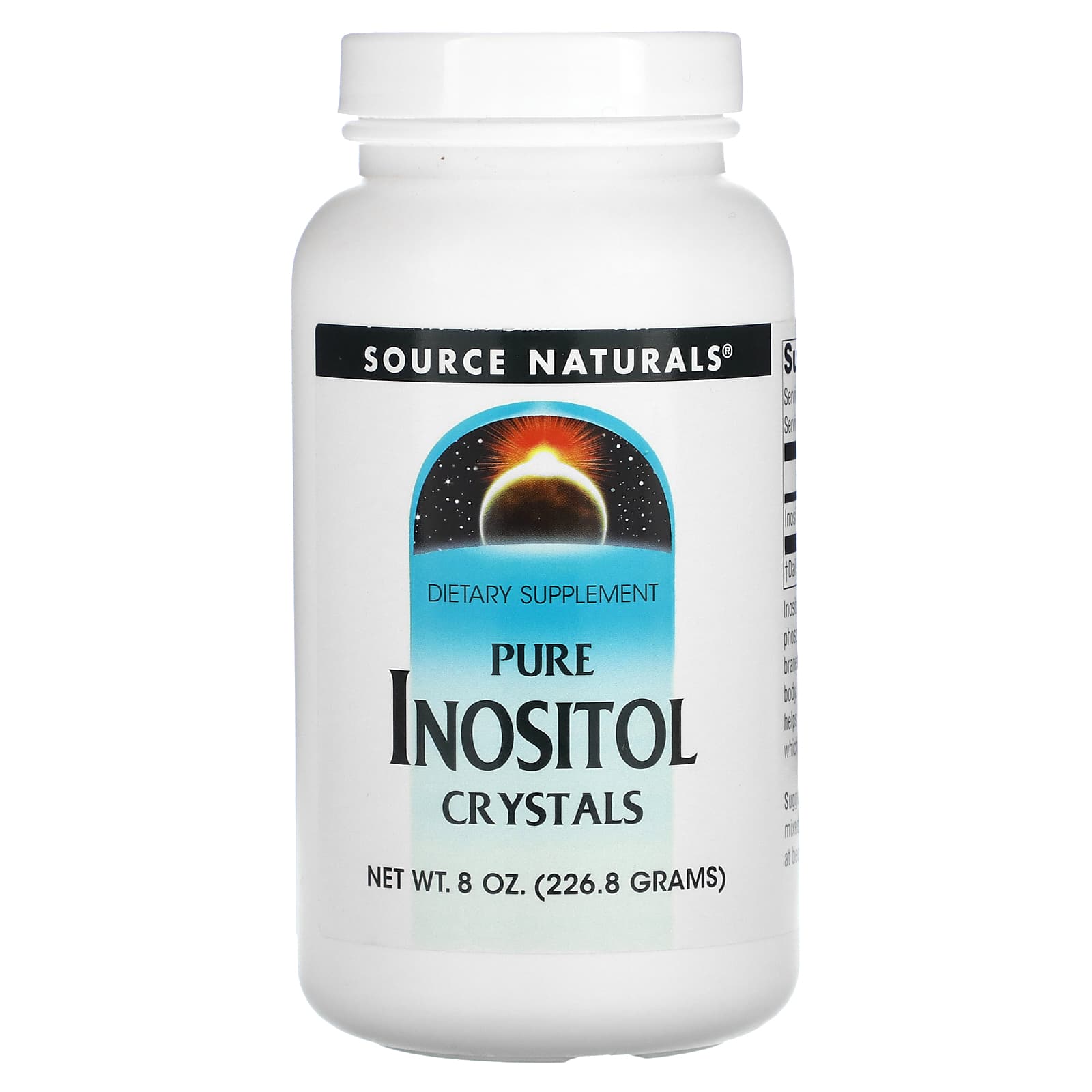 Source Naturals, Pure Inositol Crystals, 8 oz (226.8 g) - Image 1