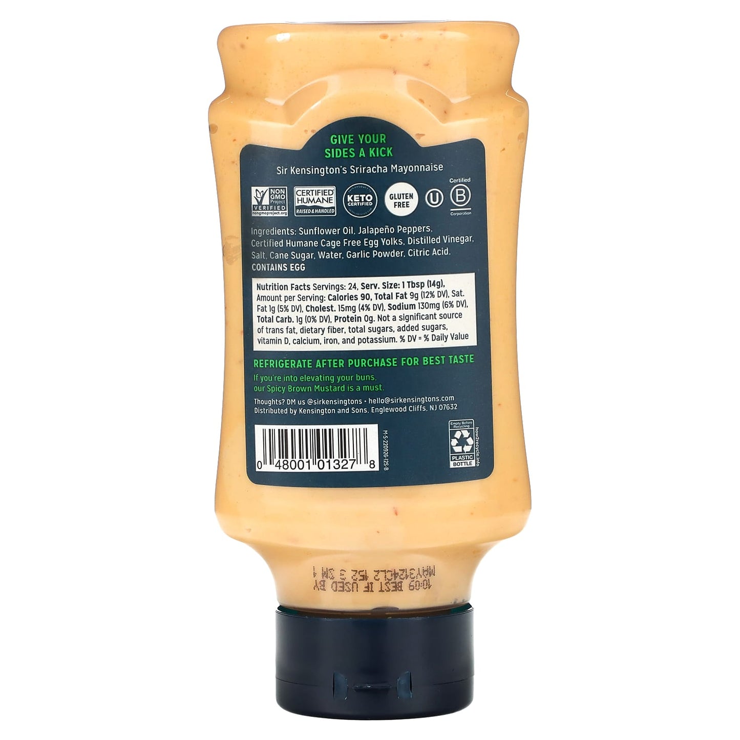 Sir Kensington's, Sriracha Mayonnaise, 12 fl oz (354 ml) - Image 2