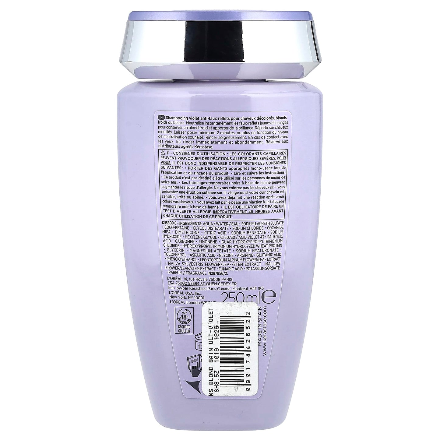 Kerastase, Bain Ultra-Violet Purple Shampoo , 8.5 fl oz (250 ml) - Image 2