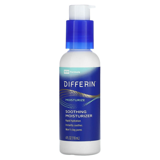Differin Soothing Moisturizer, Rapid Hydration for Acne-Prone Skin - Image 1