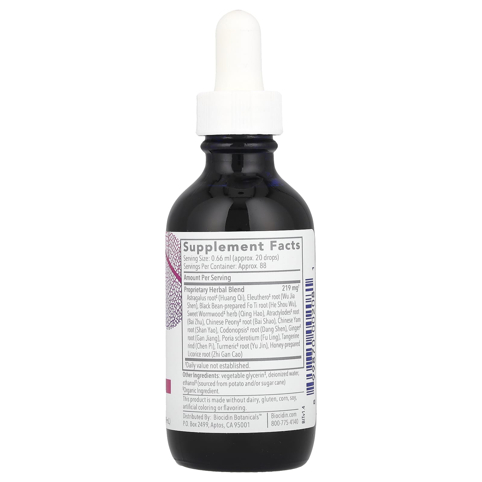 Daily Digestive Elixir by Biocidin Botanicals, 2 fl oz - Image 2