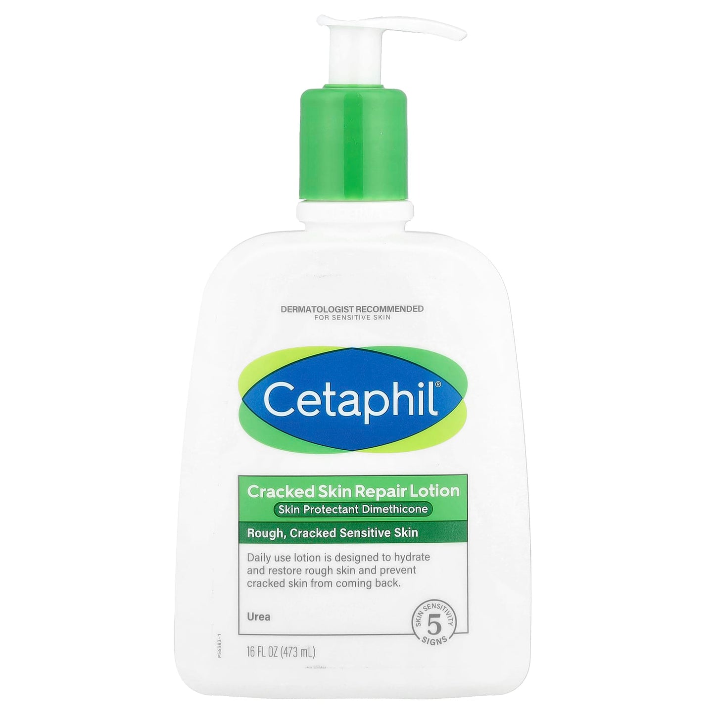 Cetaphil Cracked Skin Repair Lotion for Sensitive Skin, 16 fl oz - Image 1