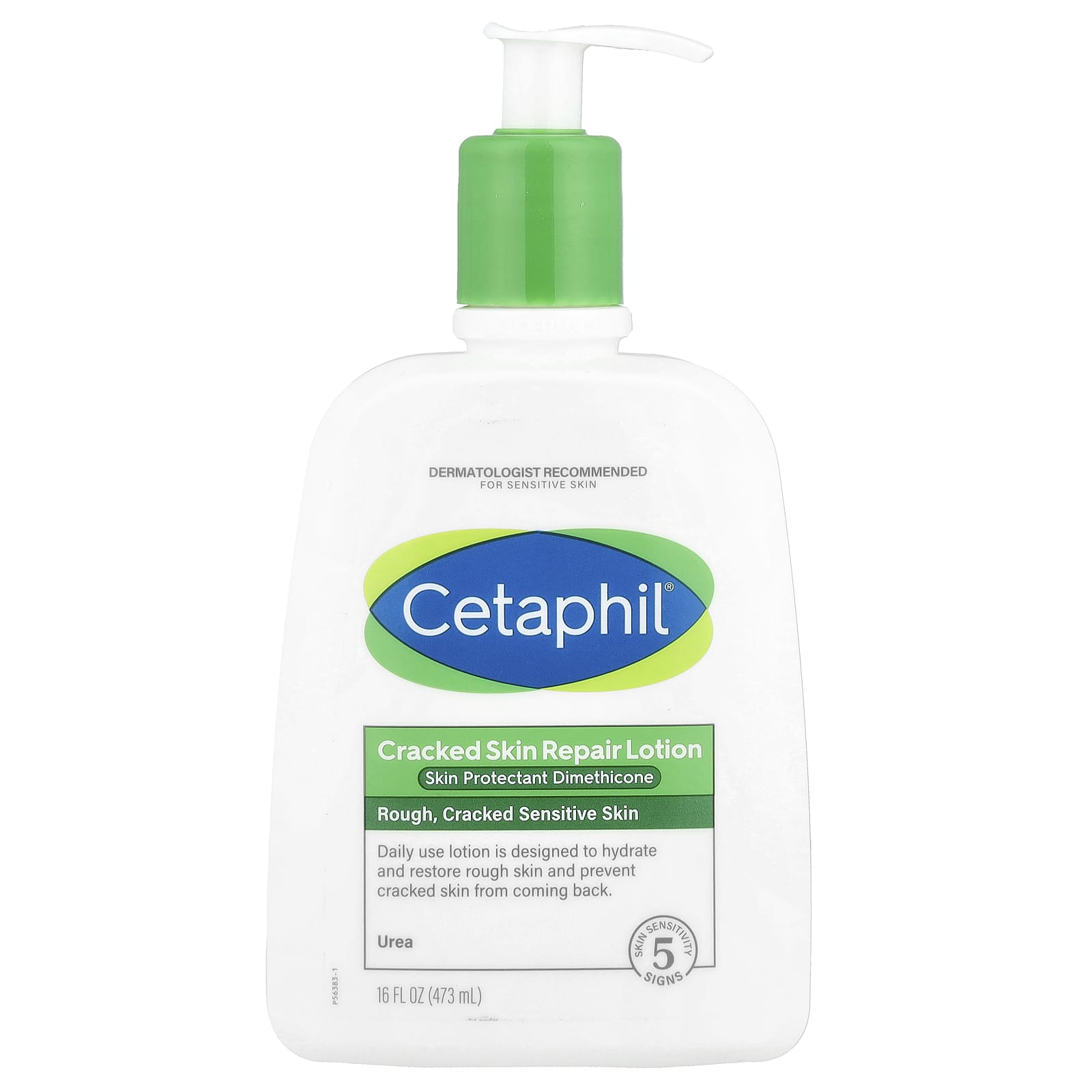 Cetaphil Cracked Skin Repair Lotion for Sensitive Skin, 16 fl oz - Image 1
