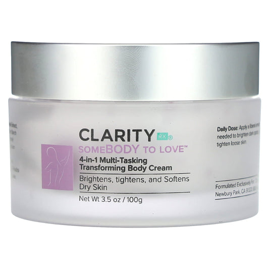 ClarityRx 4-in-1 Multi-Tasking Body Cream for Firm, Smooth Skin, 3.5 oz - Image 1