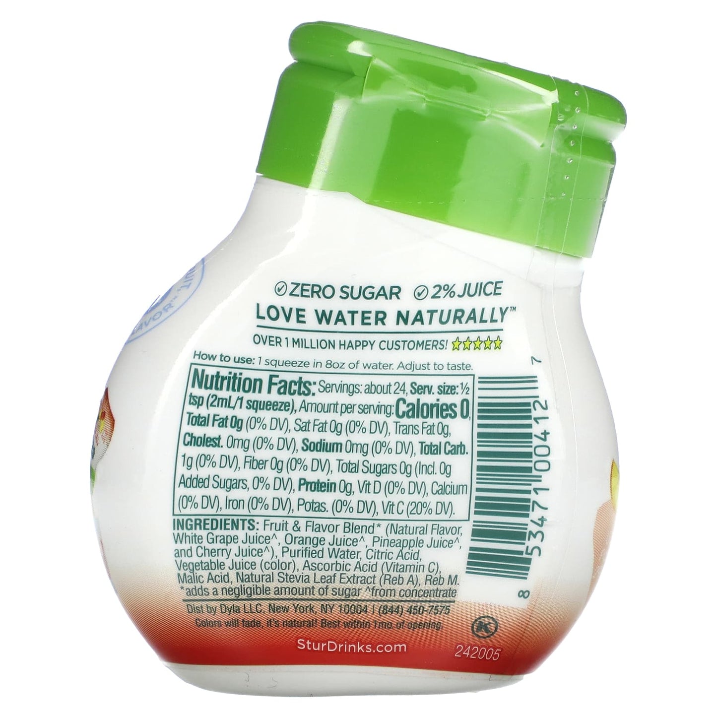Stur, Antioxidant Water Enhancer, Fruit Punch, 1.62 fl oz (48 ml) - Image 2
