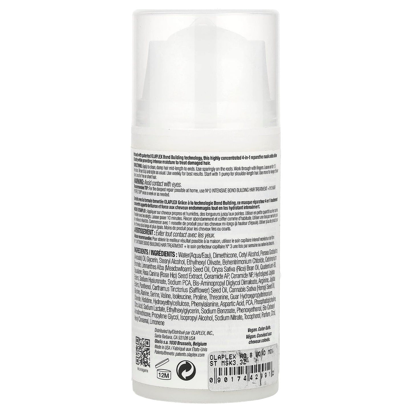 Olaplex, No. 8 Bond Intense Moisture Mask, 3.3 fl oz (100 ml) - Image 2