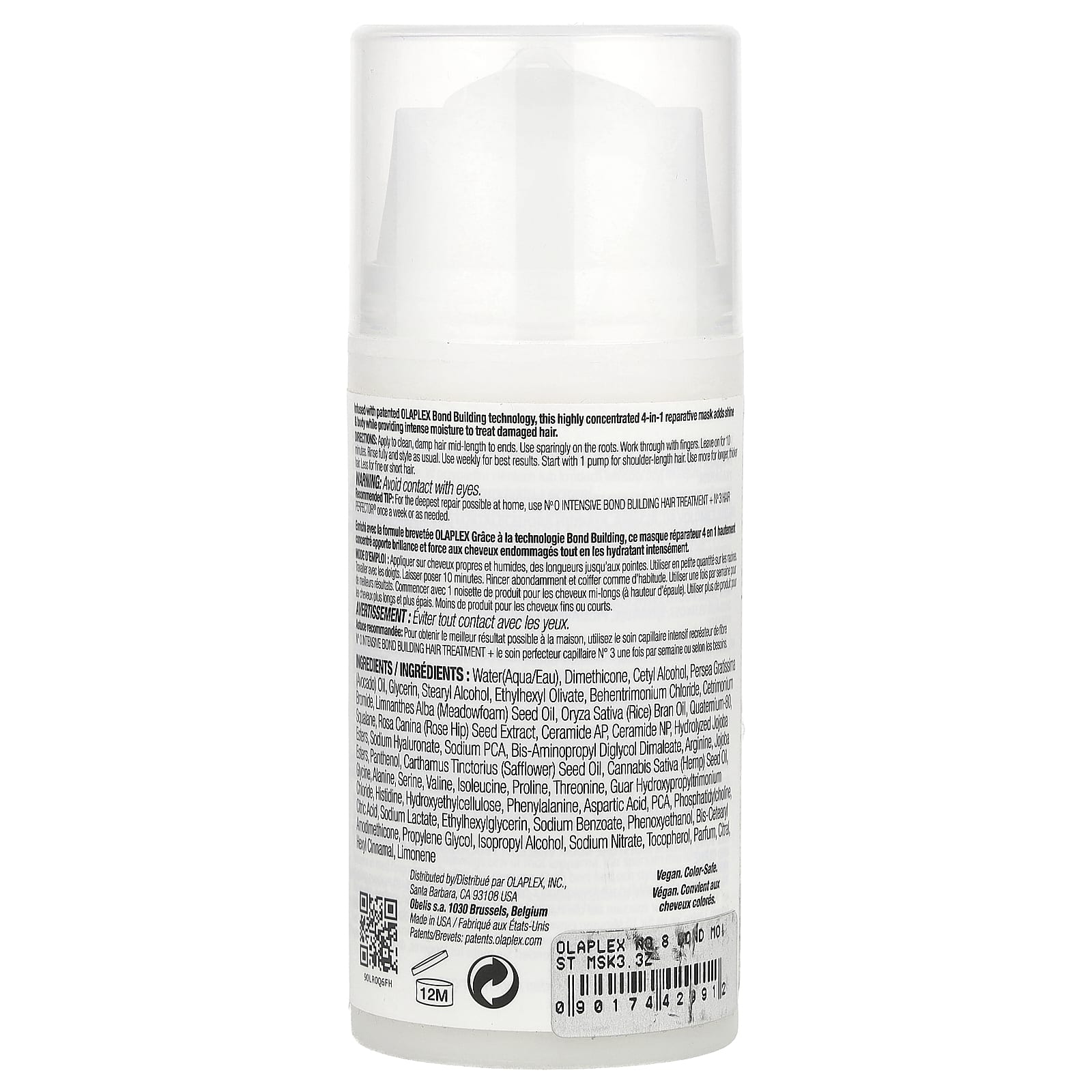 Olaplex, No. 8 Bond Intense Moisture Mask, 3.3 fl oz (100 ml) - Image 2