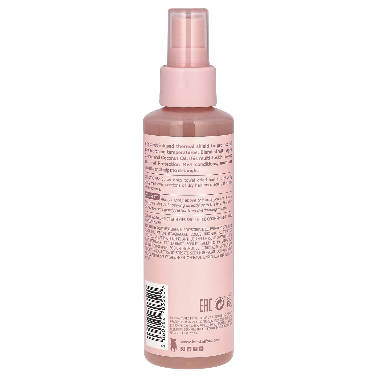 Lee Stafford, Coco Loco, Heat Protection Mist, 5 fl oz (150 ml) - Image 2