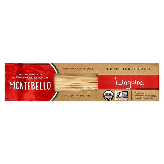 Montebello, Organic Linguine, 16 oz (454 g) - Image 1