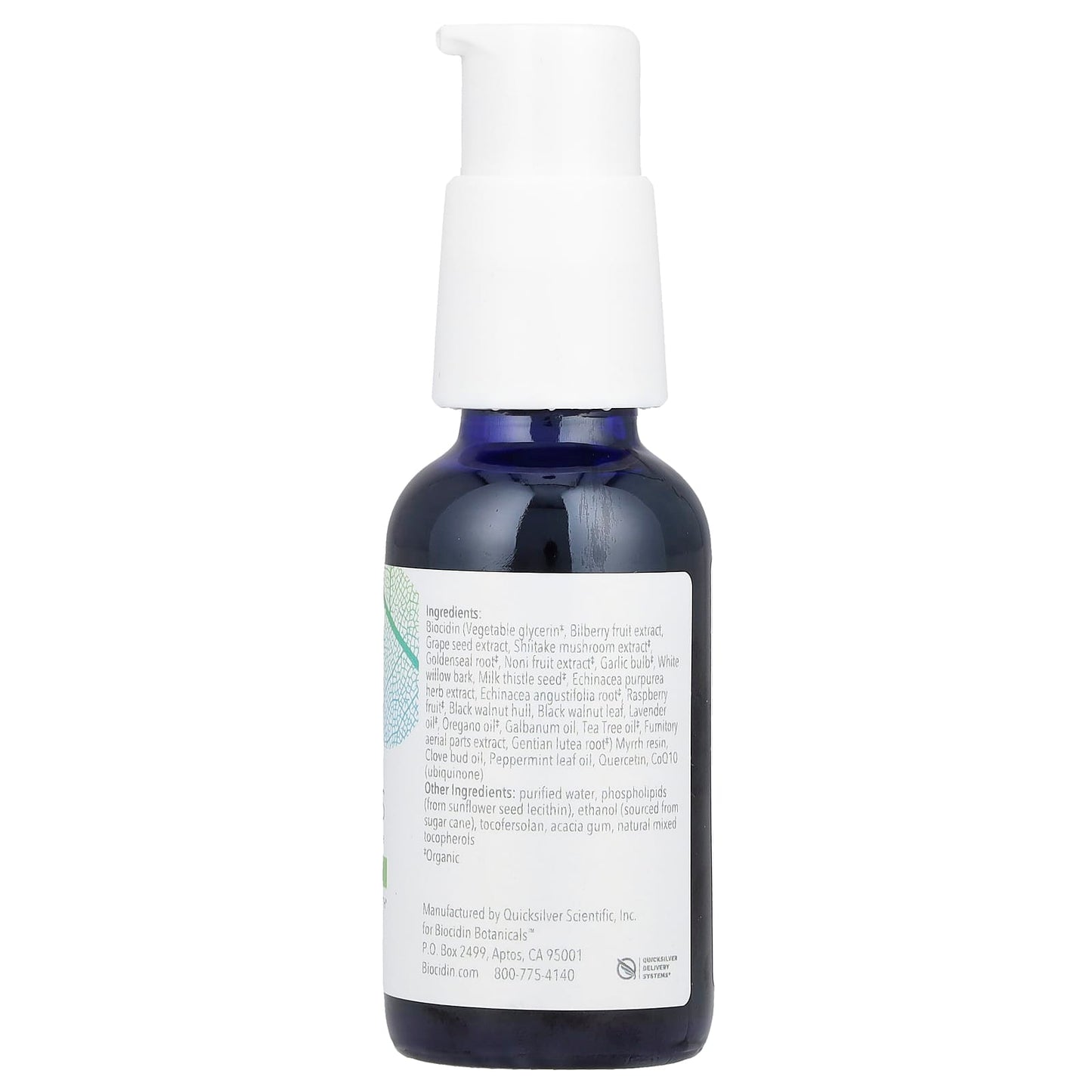 Natural Periodontal Support with Biocidin Dentalcidin LS Mint, 1 fl oz - Image 2
