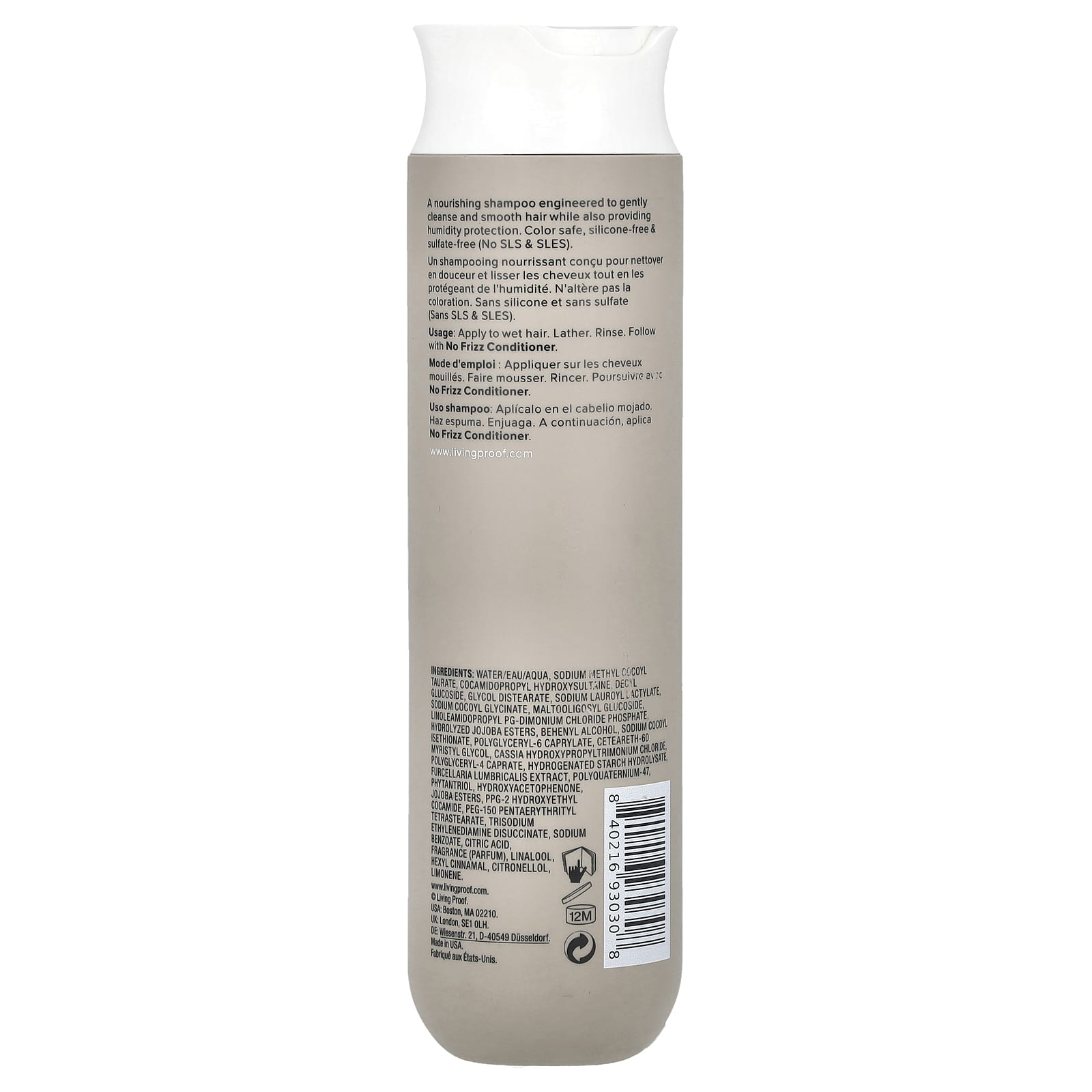 Living Proof, No Frizz Shampoo, 8 fl oz (236 ml) - Image 2