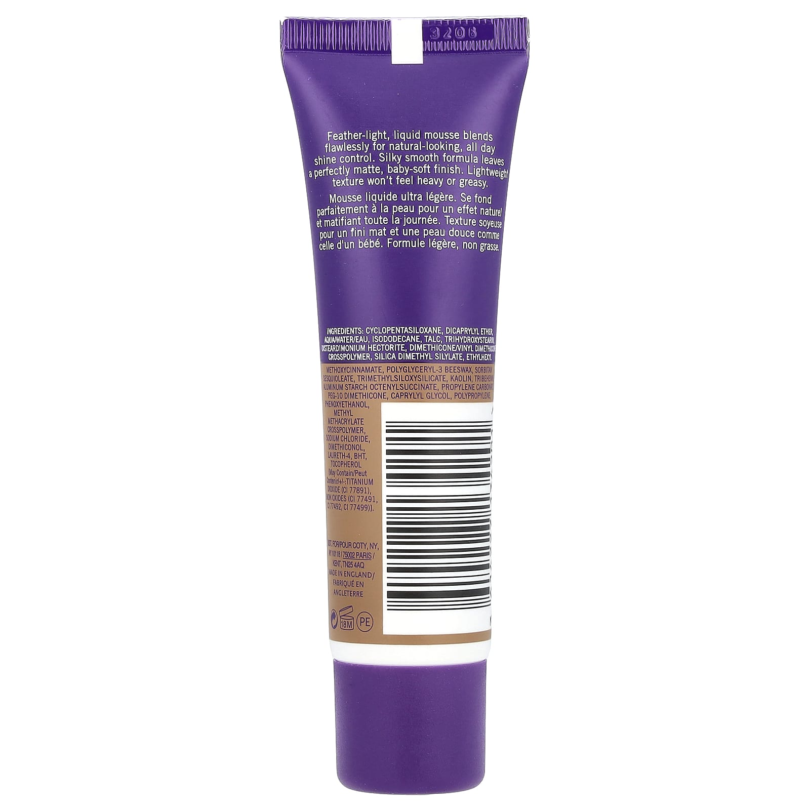Rimmel London, Stay Matte, Full Coverage Mattifying Foundation, 501 Noisette, 1 fl oz (30 ml) - Image 2