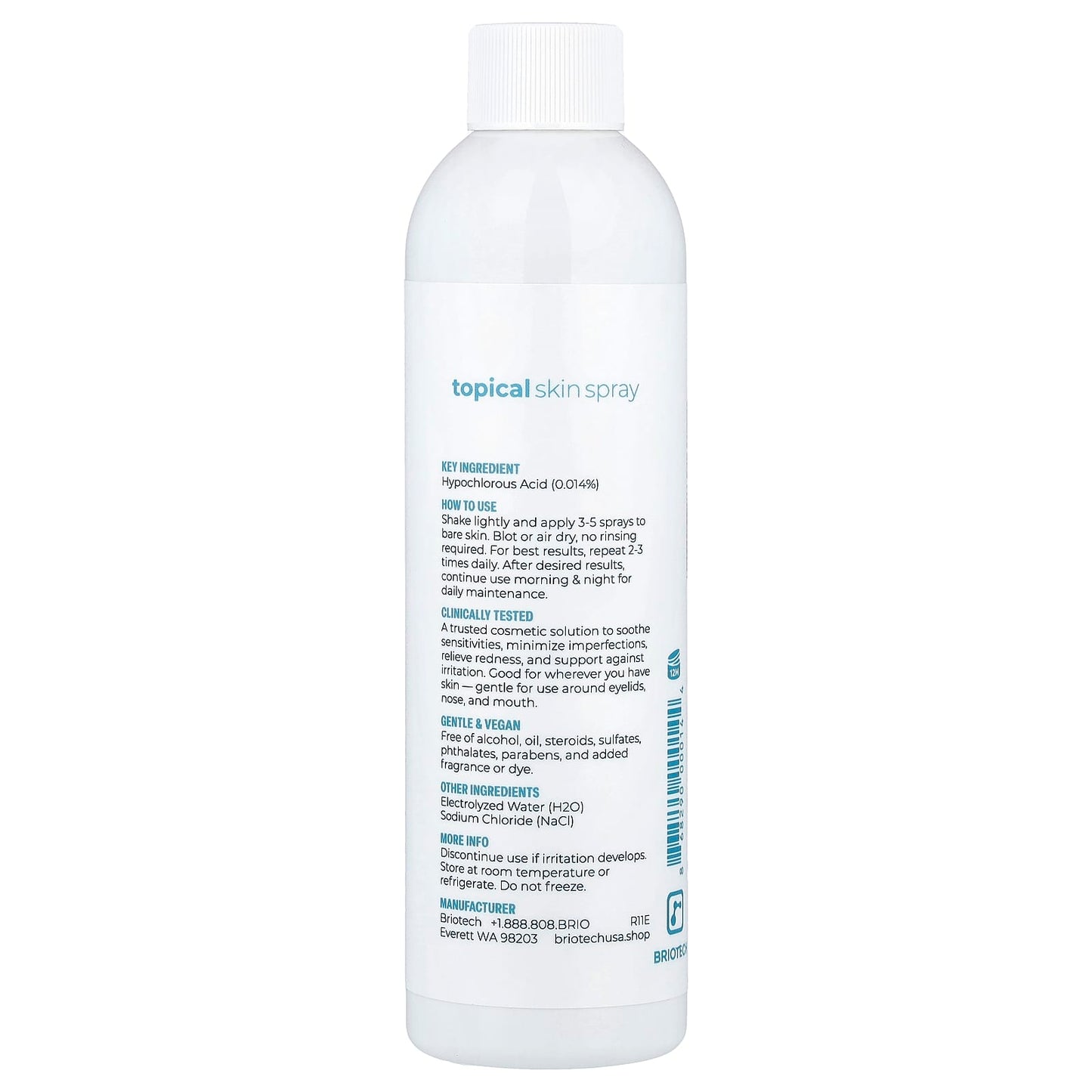 Briotech Topical Skin Spray for Sensitive Skin, 8 fl oz (236 ml) - Image 2