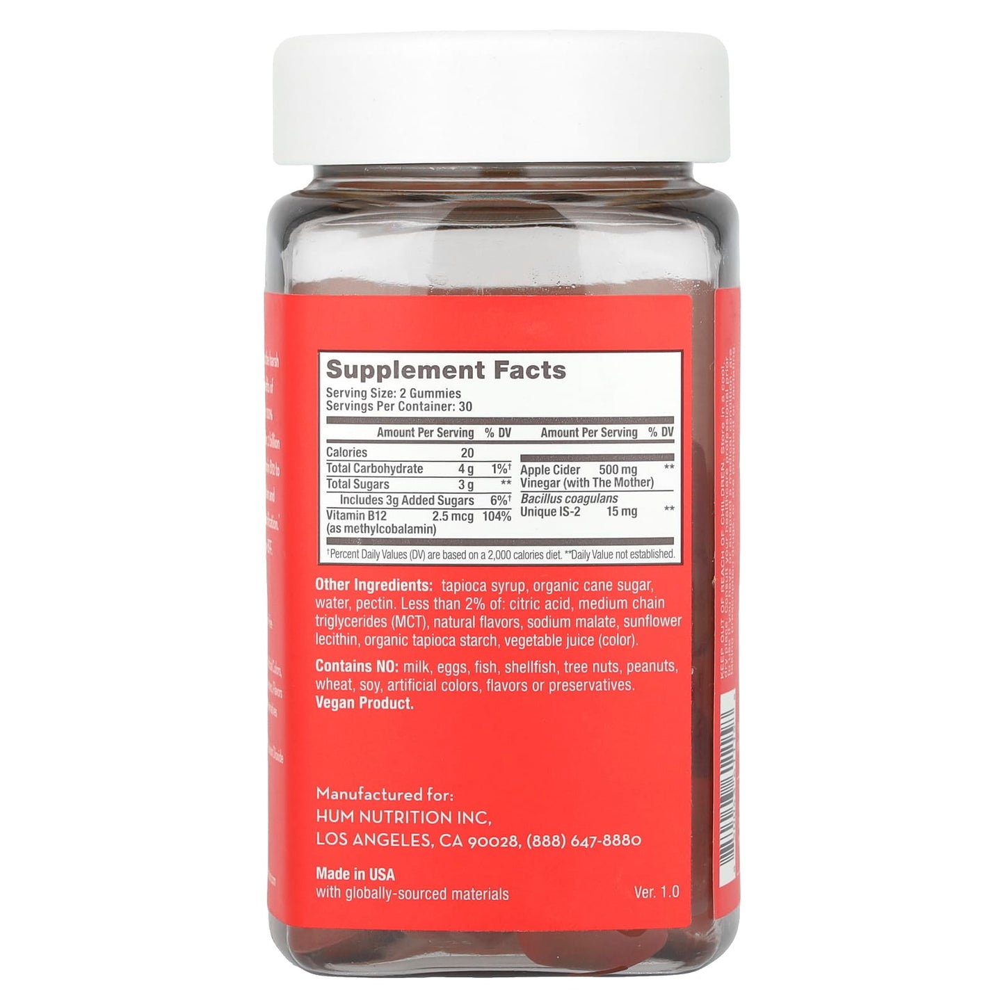 Support Your Gut Health with HUM Nutrition's Apple ACV Gummies - Image 2
