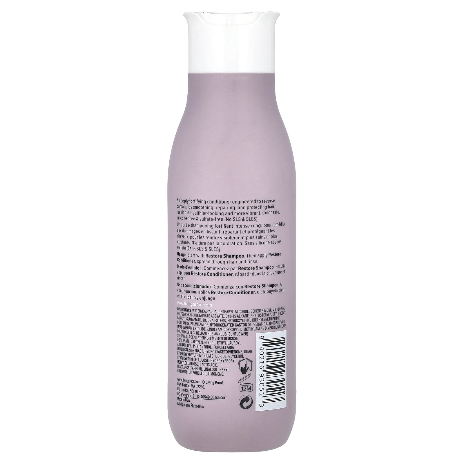 Living Proof, Restore Conditioner, 8 fl oz (236 ml) - Image 2