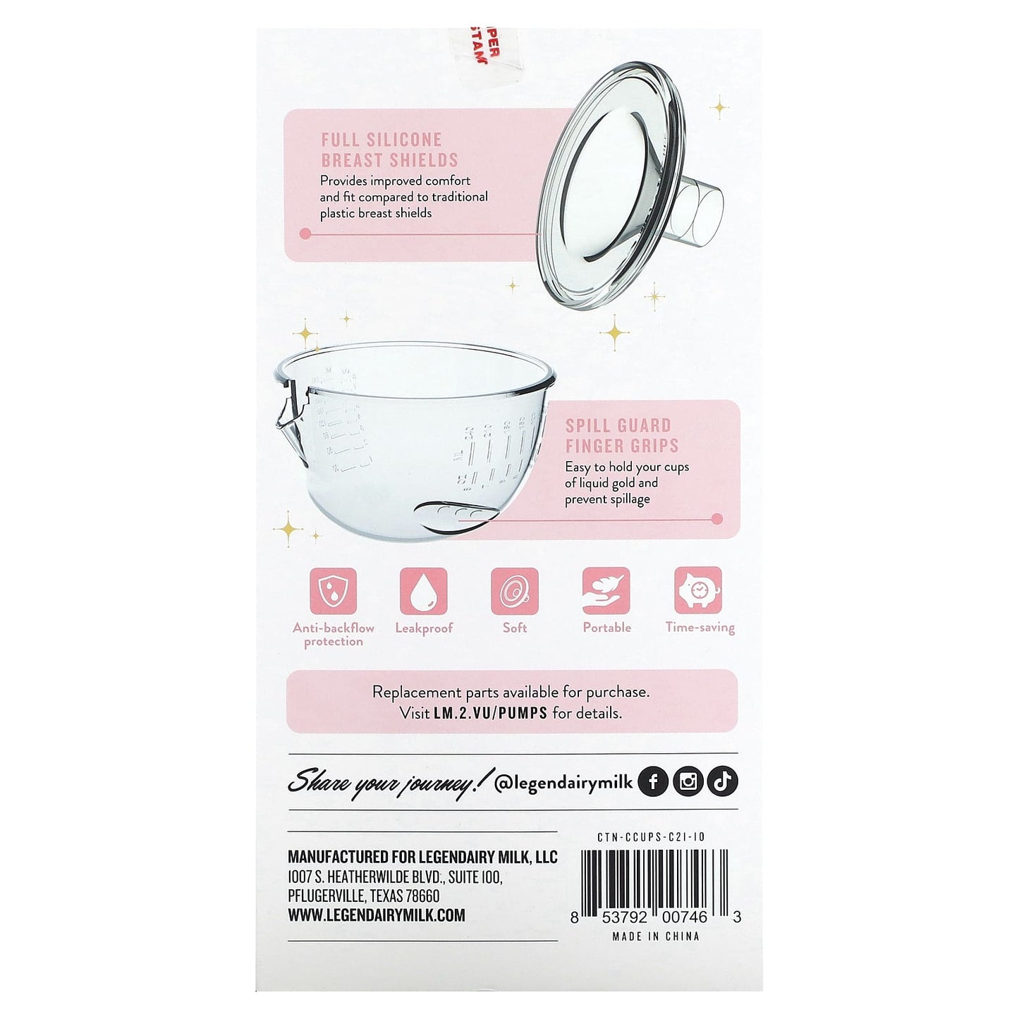 Legendairy Milk, Silicone Collection Cups, 2 Count - Image 2