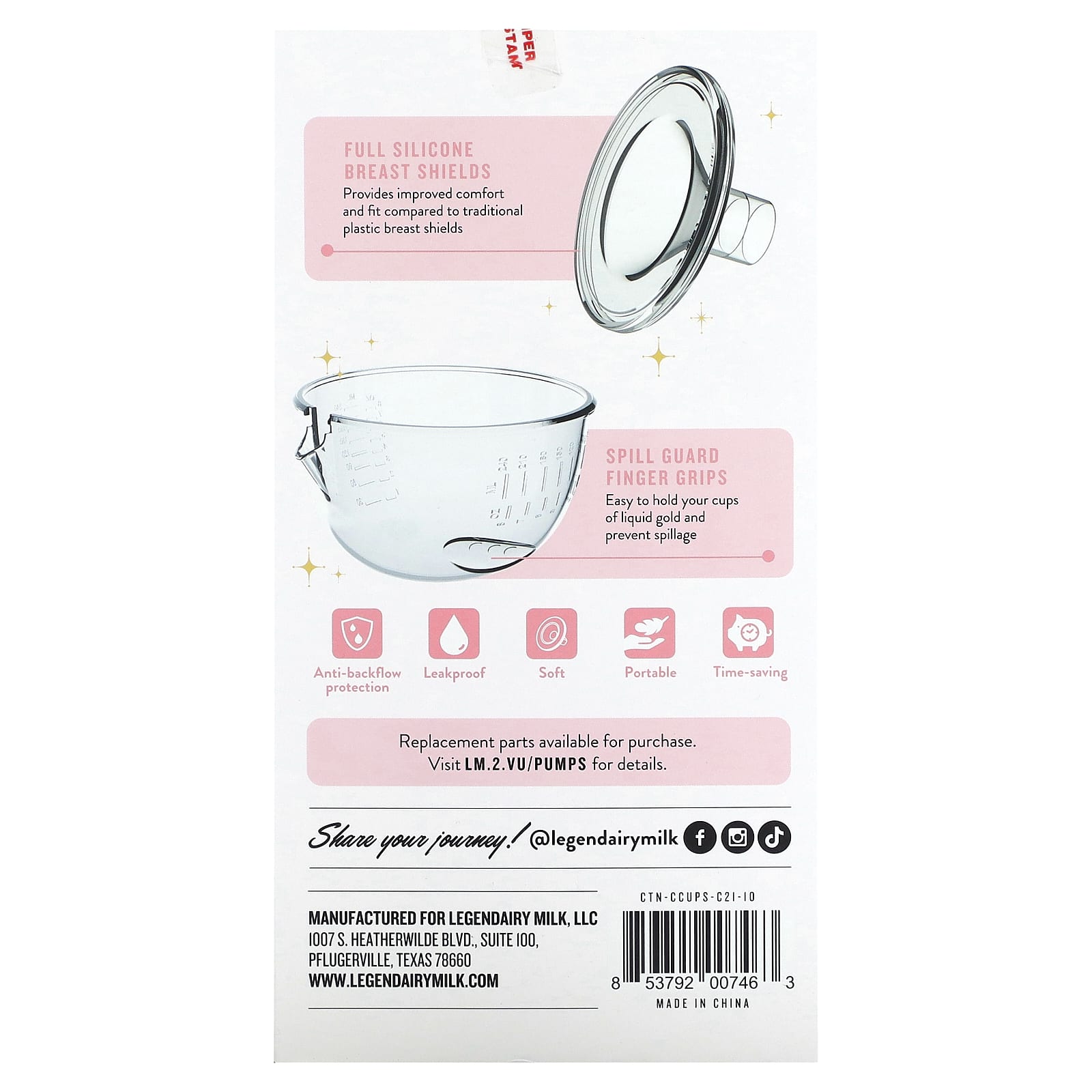 Legendairy Milk, Silicone Collection Cups, 2 Count - Image 2