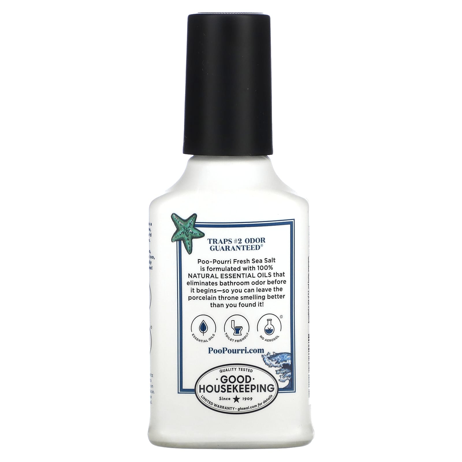 Poo-Pourri, Before-You-Go® Toilet Sprays, Fresh Sea Salt, 4 fl oz (118 ml) - Image 2