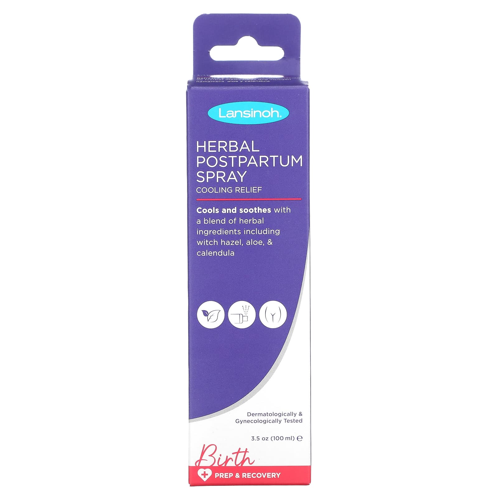 Lansinoh, Herbal Postpartum Spray, 3.5 oz (100 ml) - Image 2