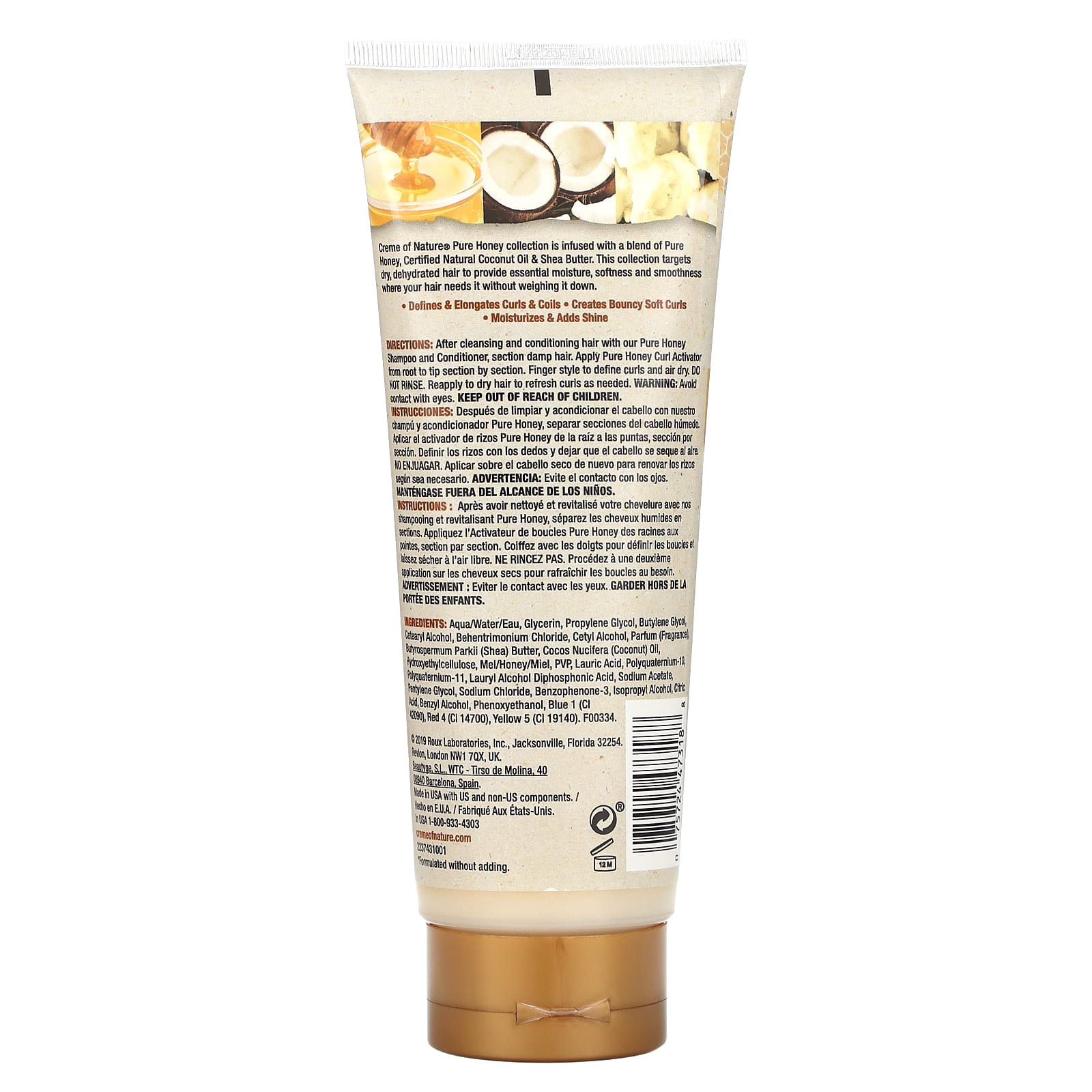 Creme Of Nature Pure Honey Curl Activator &amp; Moisturizer 10.15 fl oz - Image 2