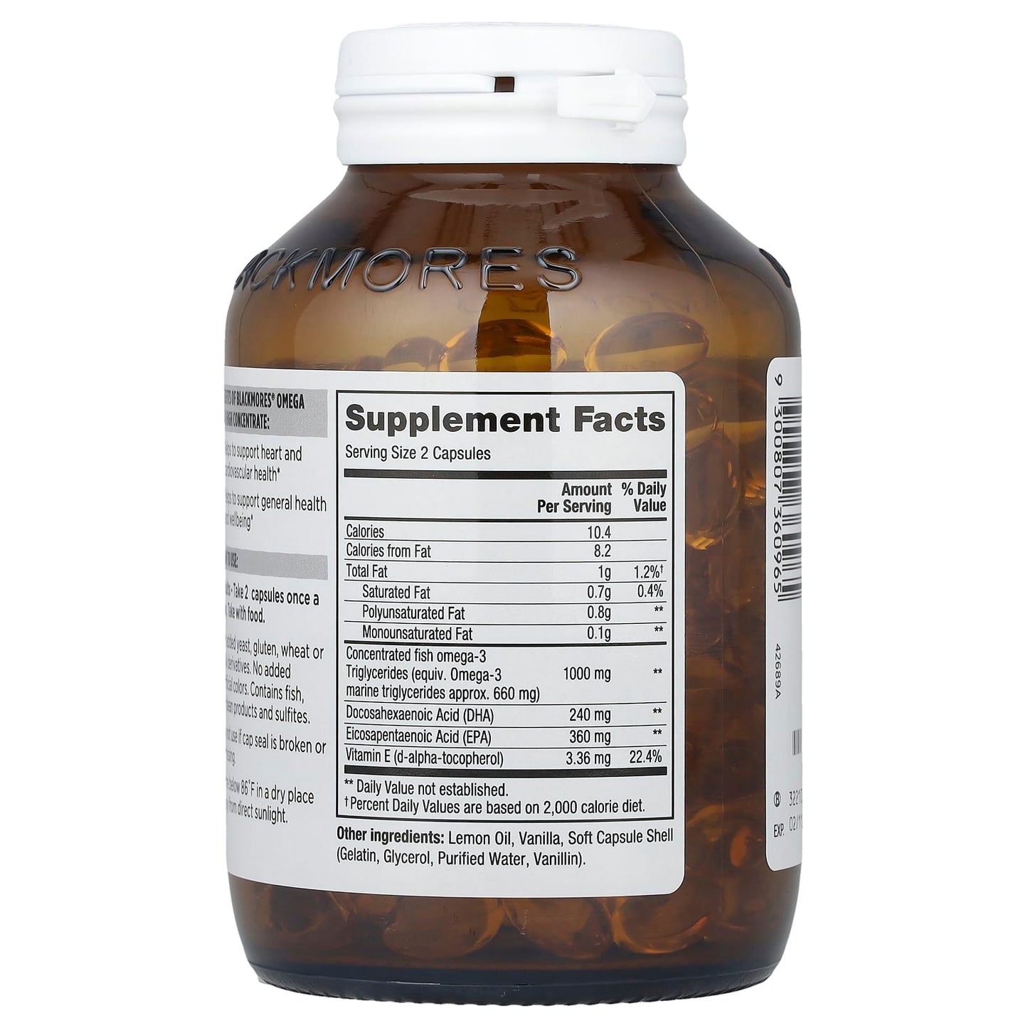 Omega-3 Fish Oil Supplements for Heart Health by Blackmores - Image 2