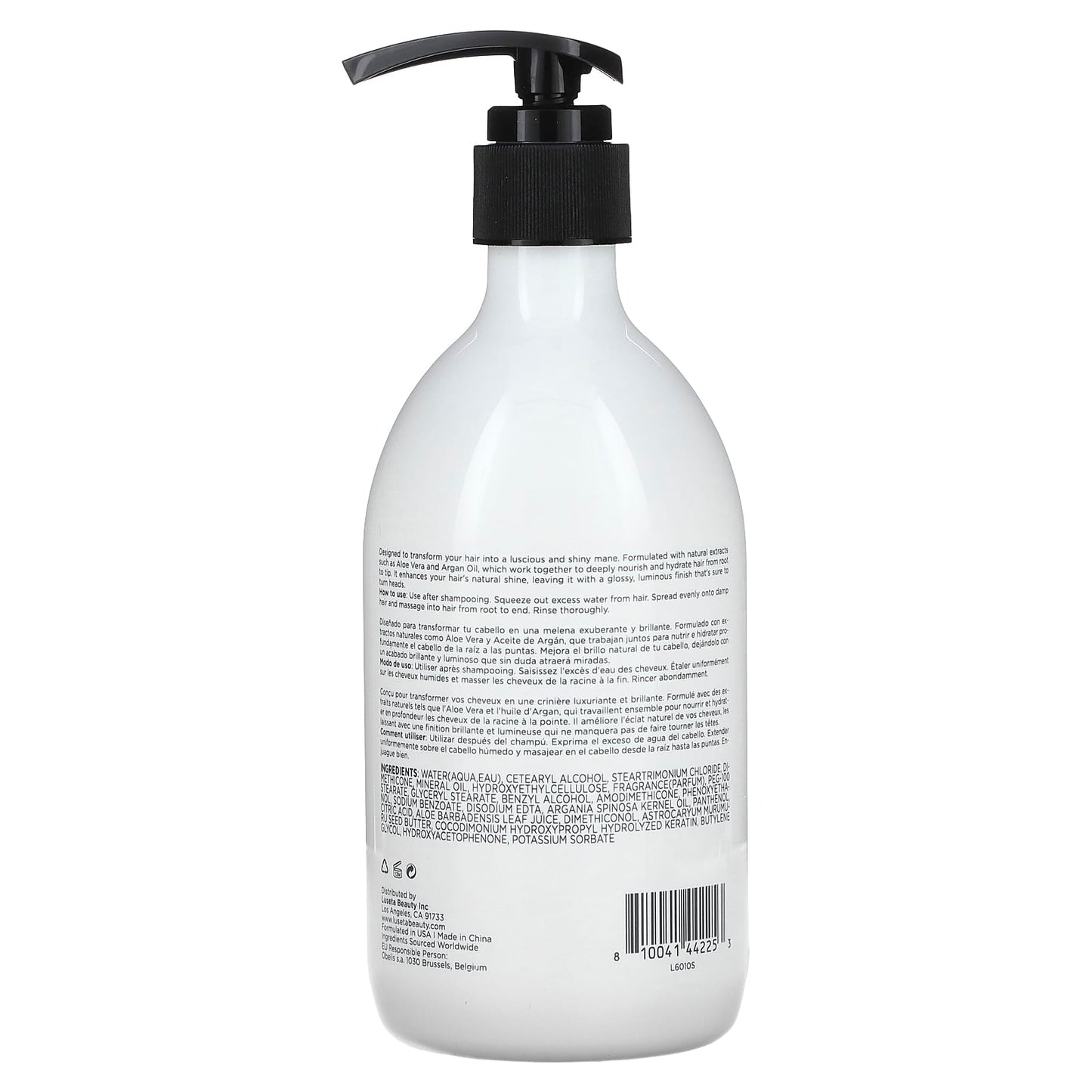 Luseta Beauty, Tangle Free Conditioner, For All Hair Types, 16.9 fl oz (500 ml) - Image 2
